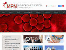 Tablet Screenshot of mpnadvocacy.com
